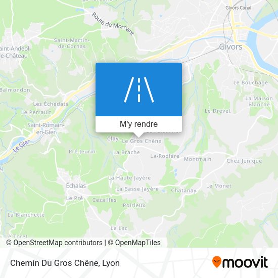 Chemin Du Gros Chêne plan