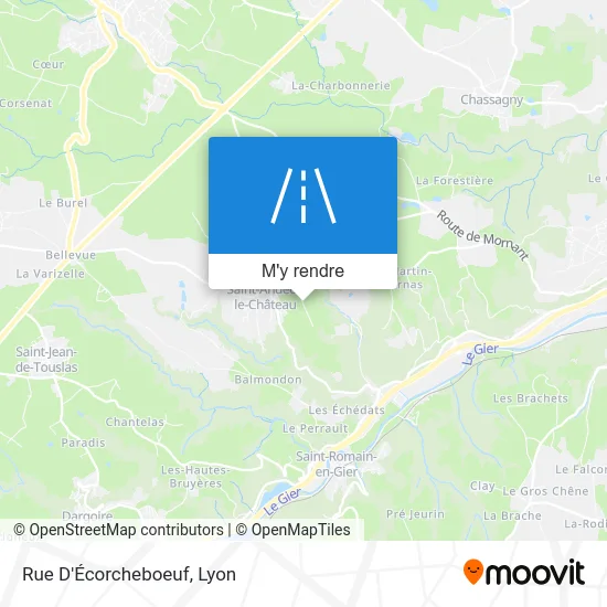 Rue D'Écorcheboeuf plan