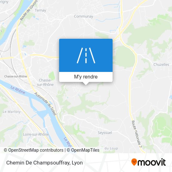 Chemin De Champsouffray plan