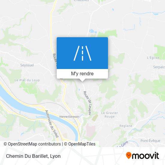Chemin Du Barillet plan