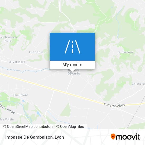 Impasse De Gambaison plan