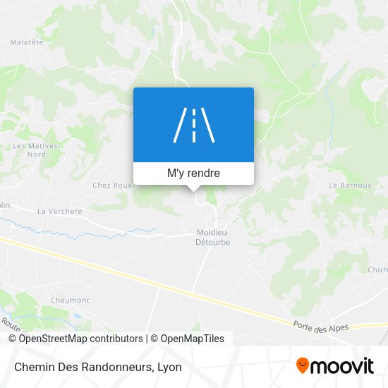 Chemin Des Randonneurs plan