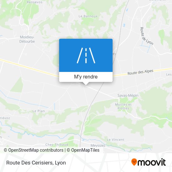 Route Des Cerisiers plan