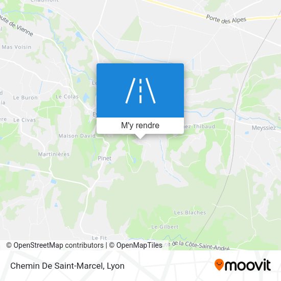 Chemin De Saint-Marcel plan