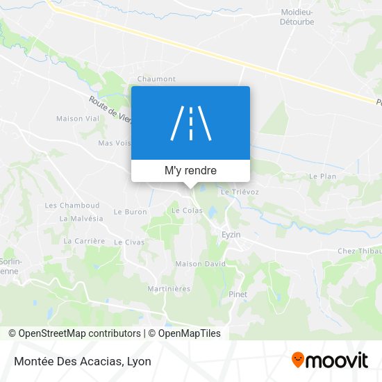 Montée Des Acacias plan