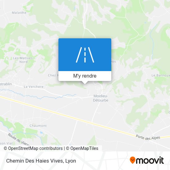 Chemin Des Haies Vives plan