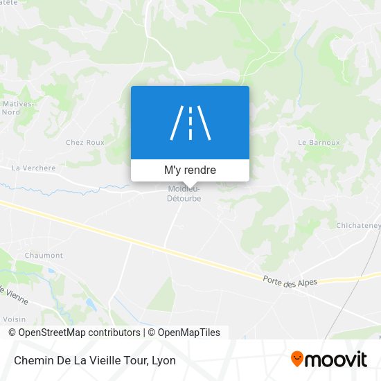 Chemin De La Vieille Tour plan