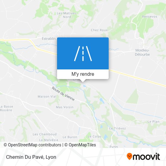 Chemin Du Pavé plan