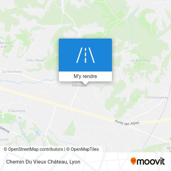 Chemin Du Vieux Château plan
