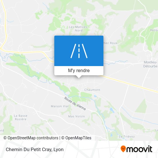 Chemin Du Petit Cray plan