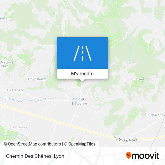 Chemin Des Chênes plan