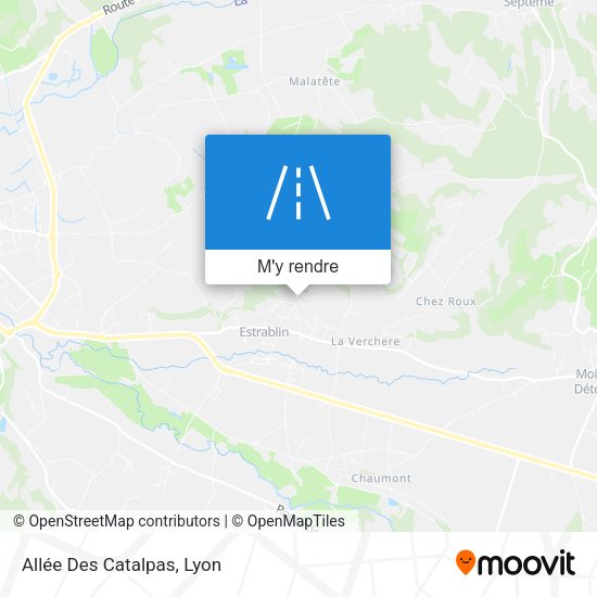 Allée Des Catalpas plan