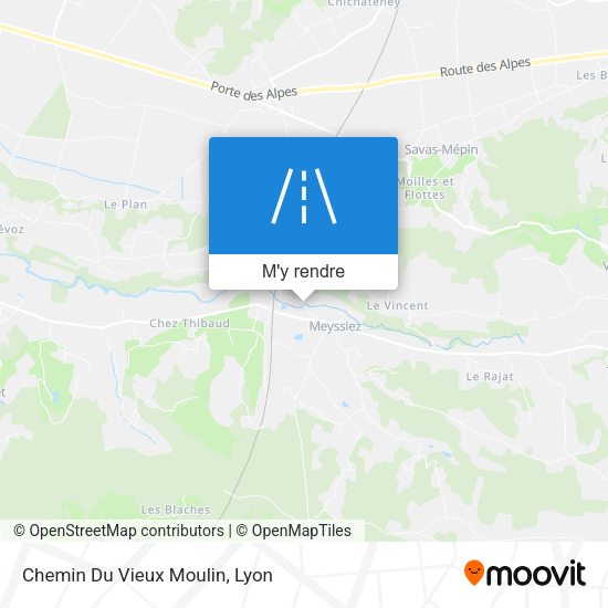 Chemin Du Vieux Moulin plan