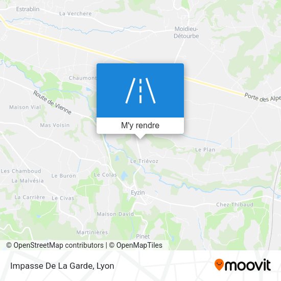 Impasse De La Garde plan
