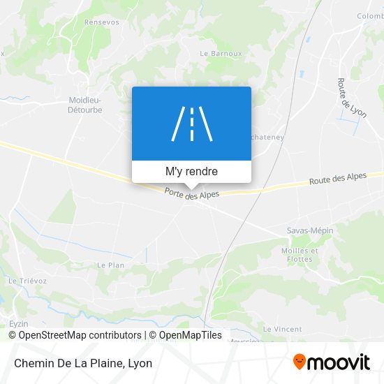 Chemin De La Plaine plan