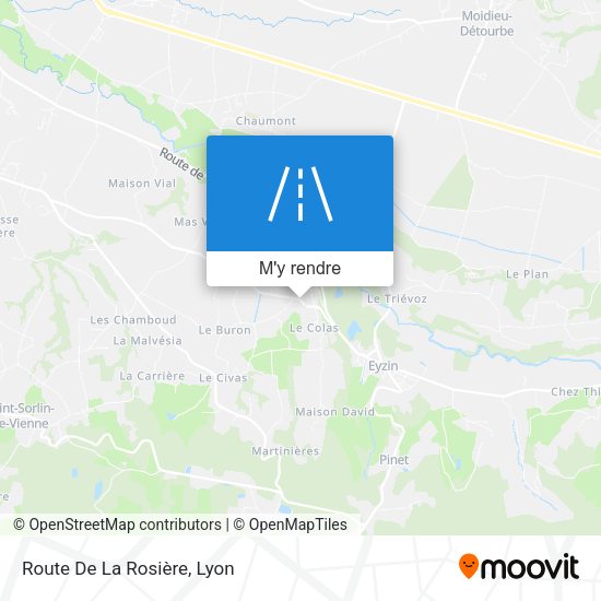 Route De La Rosière plan