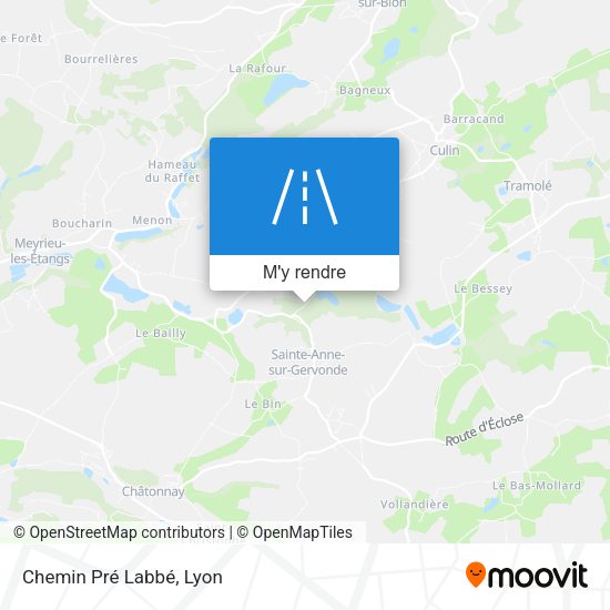 Chemin Pré Labbé plan