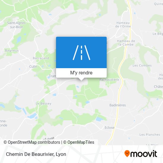 Chemin De Beaurivier plan