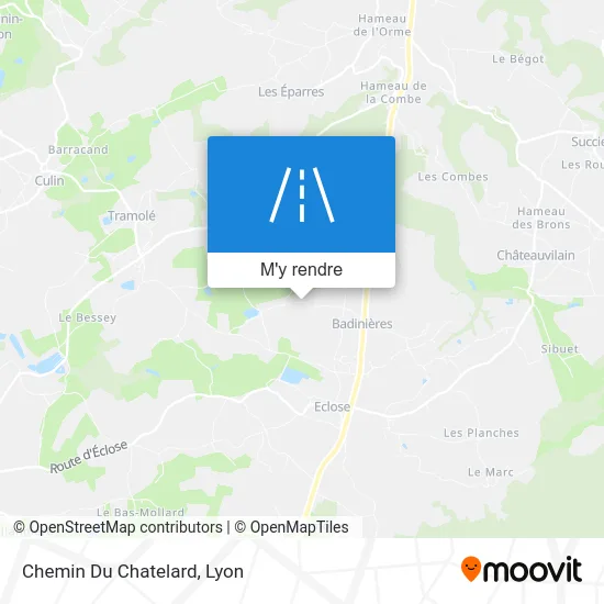 Chemin Du Chatelard plan