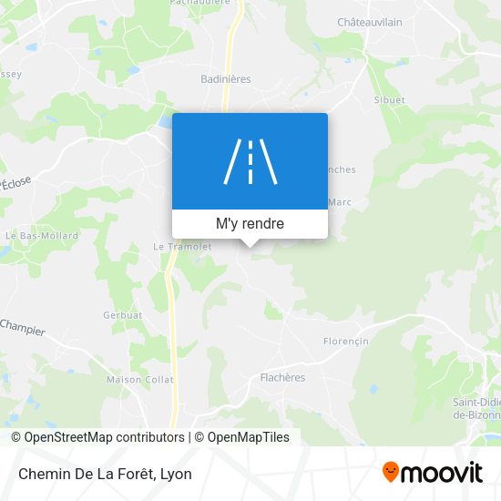 Chemin De La Forêt plan