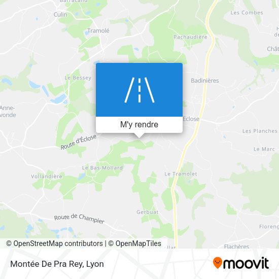 Montée De Pra Rey plan