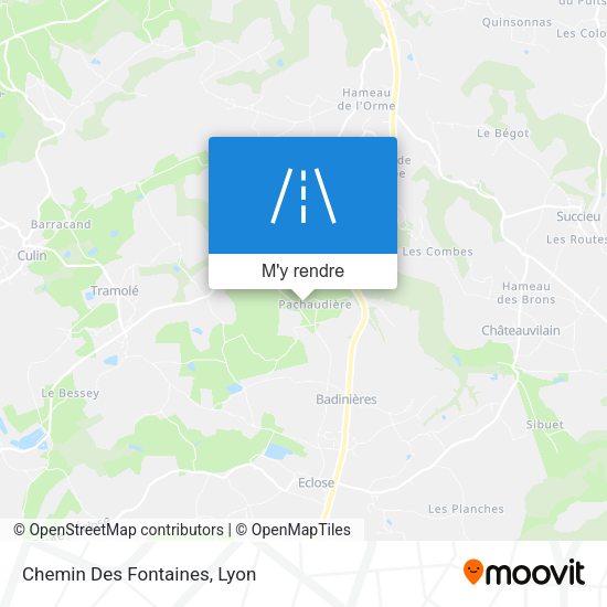Chemin Des Fontaines plan