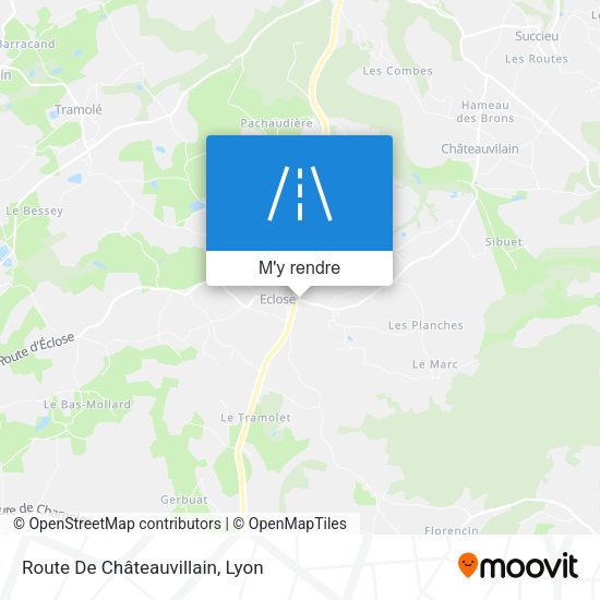 Route De Châteauvillain plan