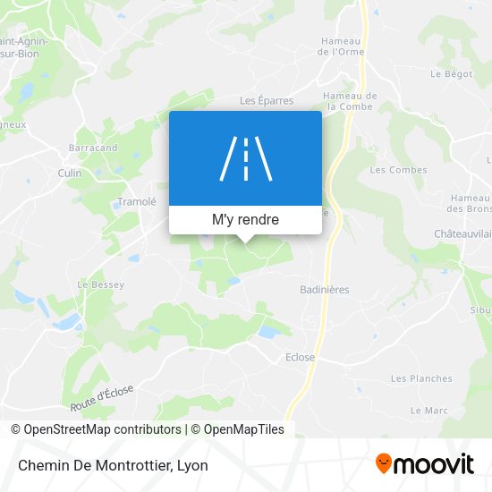 Chemin De Montrottier plan