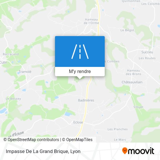 Impasse De La Grand Brique plan