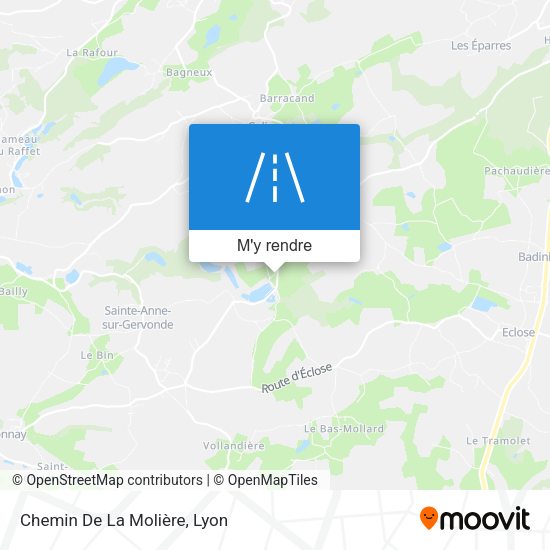 Chemin De La Molière plan