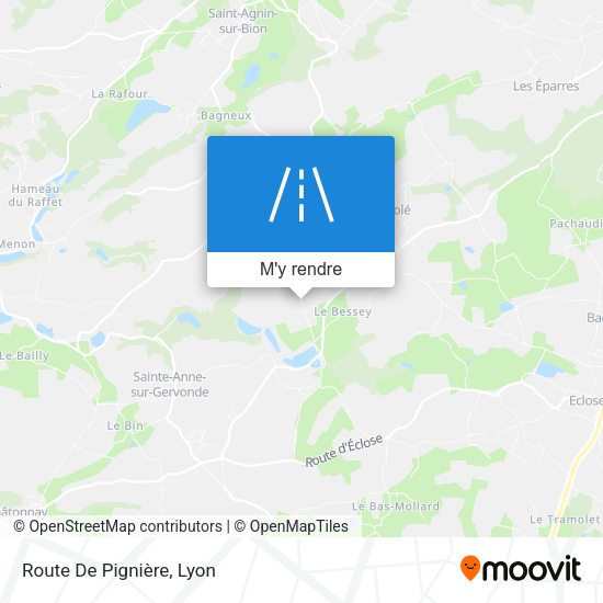 Route De Pignière plan