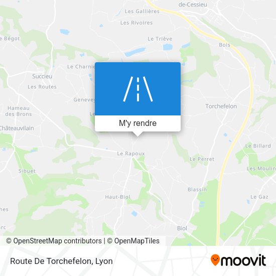 Route De Torchefelon plan