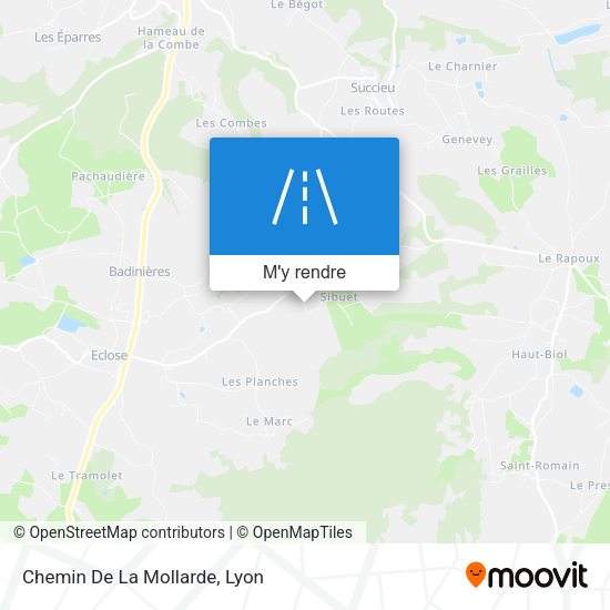 Chemin De La Mollarde plan