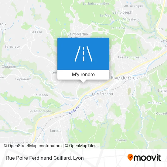 Rue Poire Ferdinand Gaillard plan