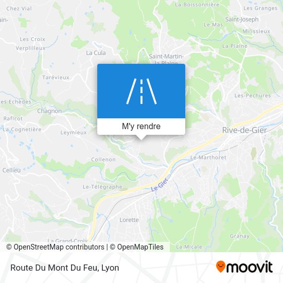 Route Du Mont Du Feu plan