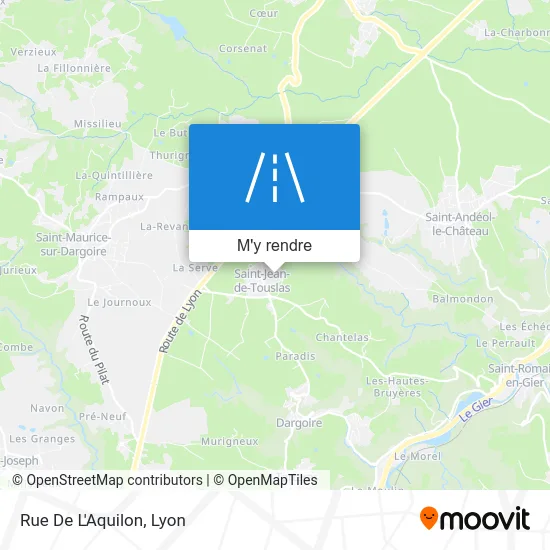 Rue De L'Aquilon plan