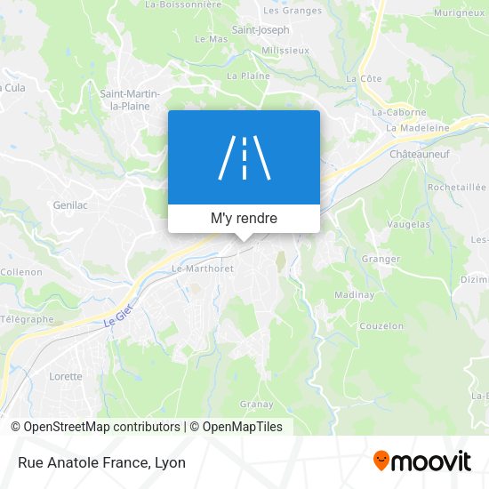 Rue Anatole France plan