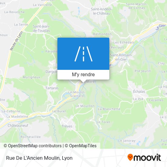 Rue De L'Ancien Moulin plan
