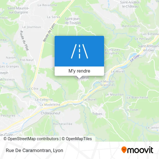 Rue De Caramontran plan