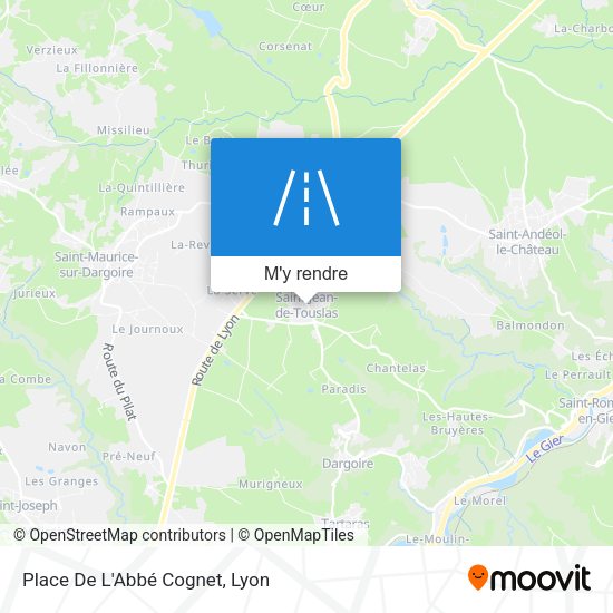 Place De L'Abbé Cognet plan