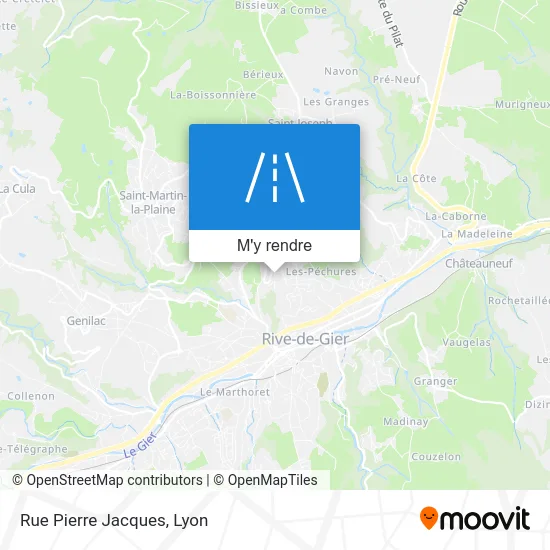 Rue Pierre Jacques plan