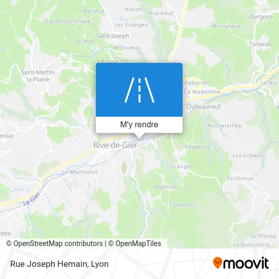 Rue Joseph Hemain plan