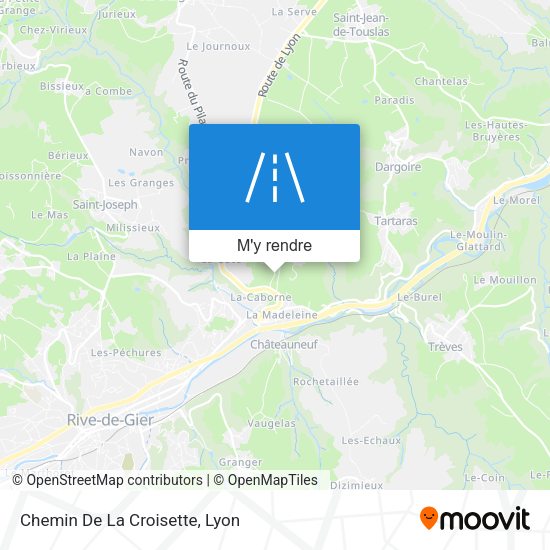 Chemin De La Croisette plan