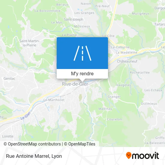 Rue Antoine Marrel plan