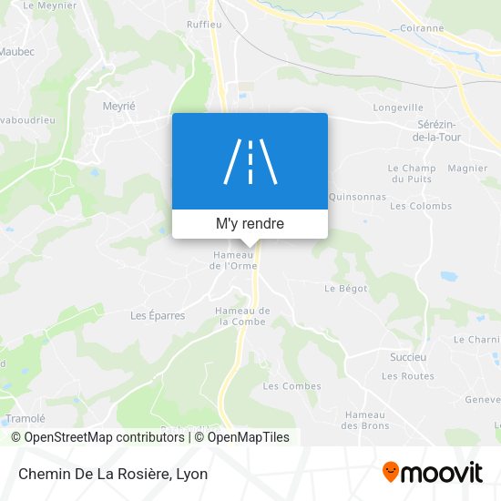Chemin De La Rosière plan