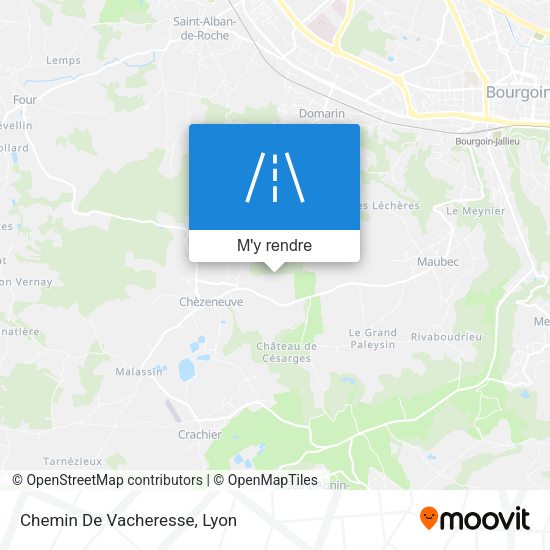 Chemin De Vacheresse plan