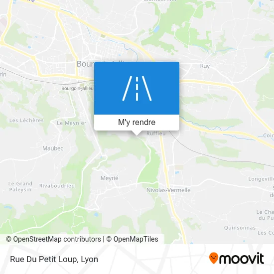 Rue Du Petit Loup plan