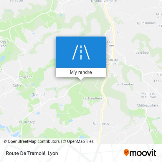 Route De Tramolé plan