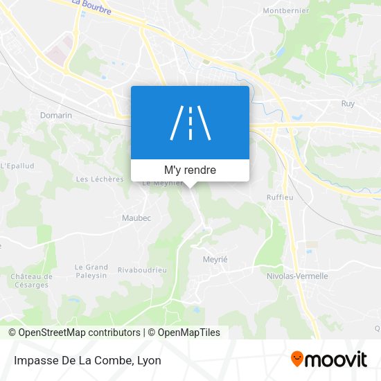 Impasse De La Combe plan