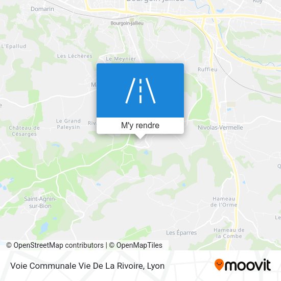 Voie Communale Vie De La Rivoire plan